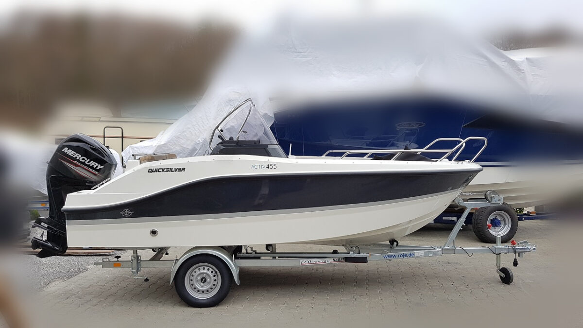 Quicksilver Activ 455 Open & Trailer (Lagerboot)