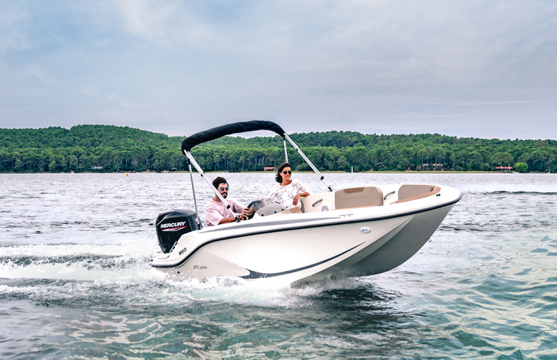 Quicksilver Activ 475 aXess & Trailer (Lagerboot) 