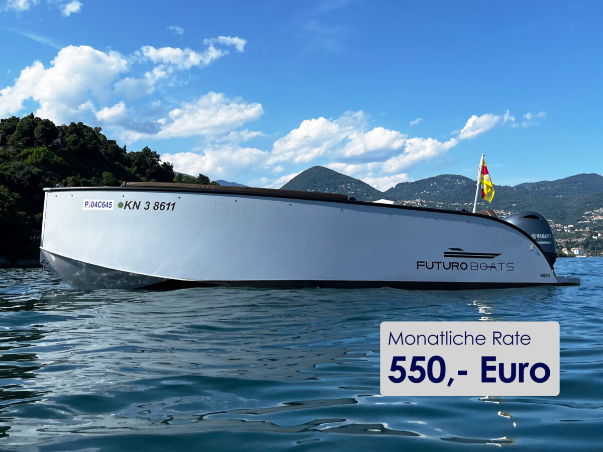 Futuro ZX 20 mit 80 PS Yamaha, CL5 Display 