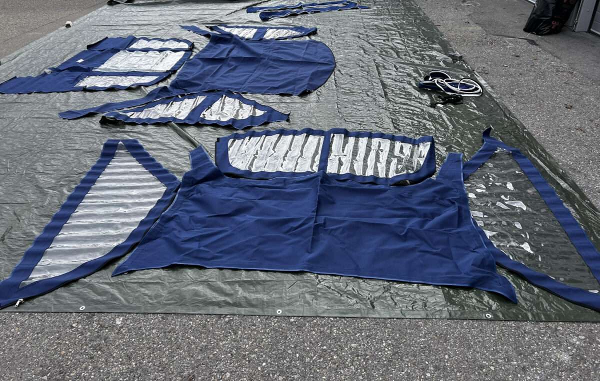 Camperverdeck zu Bavaria 29 Sport, blau 