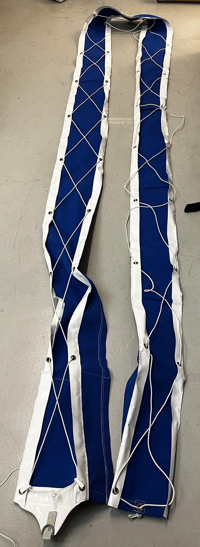 Fockpersenning Acryl Blau/Weiss 